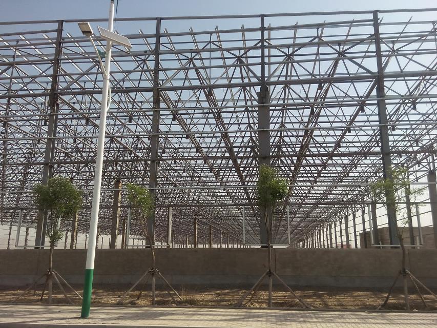 巴彦淖尔汽车工业厂房网架